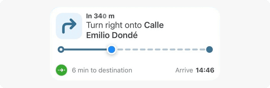 Rich push notification location triggered